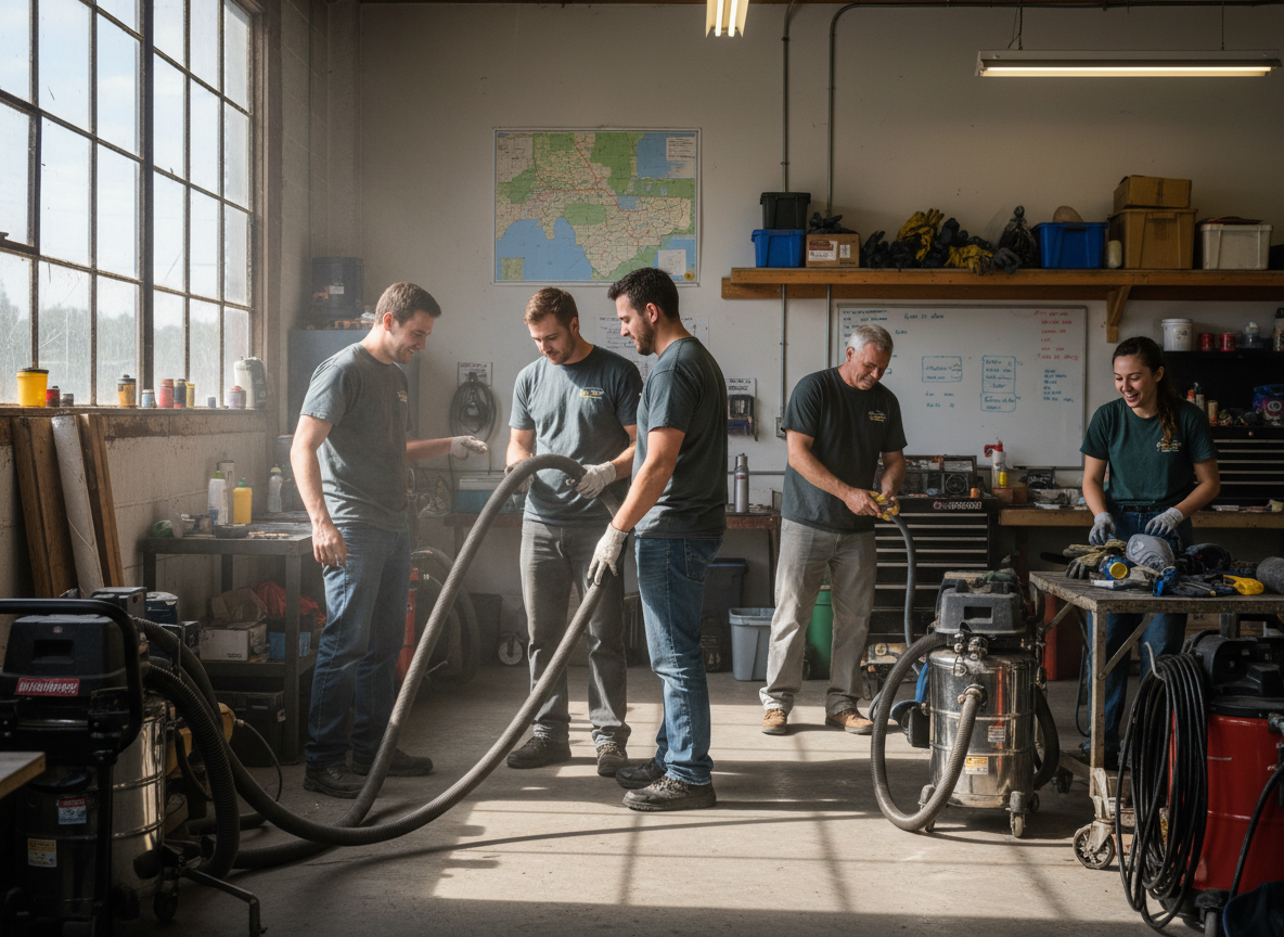 The VentPure Pro team at work in Lake Oswego